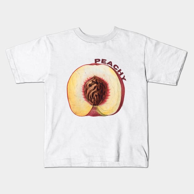 Peachy Kids T-Shirt by violetxm